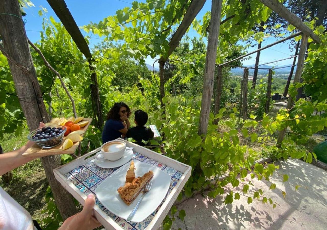 "Il Casaletto" Agriturismo Moderno, Vista Panoramica E Cibo Spettacolare- Scurcola Marsicana Exteriör bild