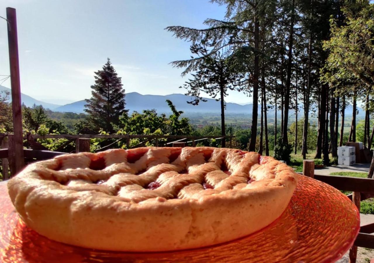 "Il Casaletto" Agriturismo Moderno, Vista Panoramica E Cibo Spettacolare- Scurcola Marsicana Exteriör bild